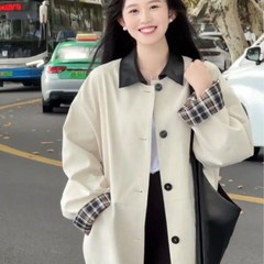 韩系外套女2025春秋季新款小个子深秋休闲赫本风高级感日系