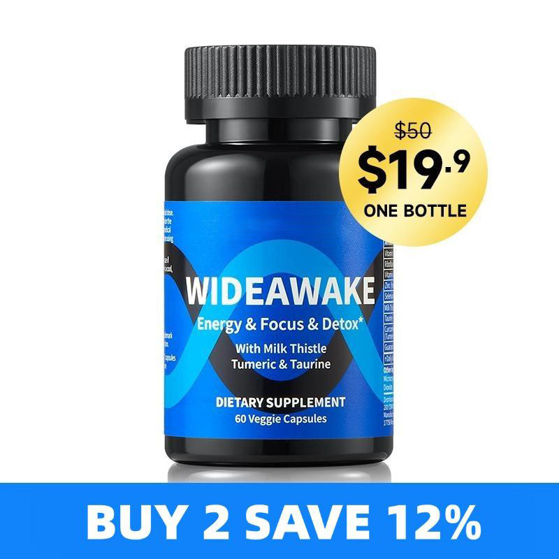 新品包邮TK亚马逊跨境爆款牛磺酸胶囊WIDEAWAKE工厂批发直销定制