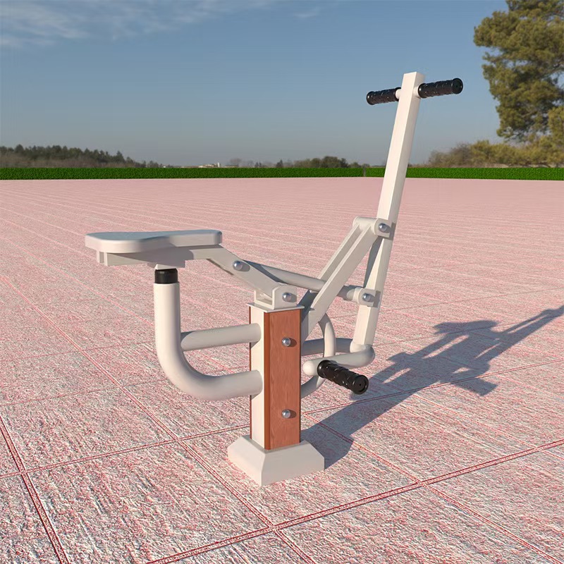 Nuevo estándar nacional al aire libre equipo de acondicionamiento físico de plástico y madera camino de acondicionamiento físico multifuncional integrado equipo de acondicionamiento físico de ancianos equipo de entrenamiento