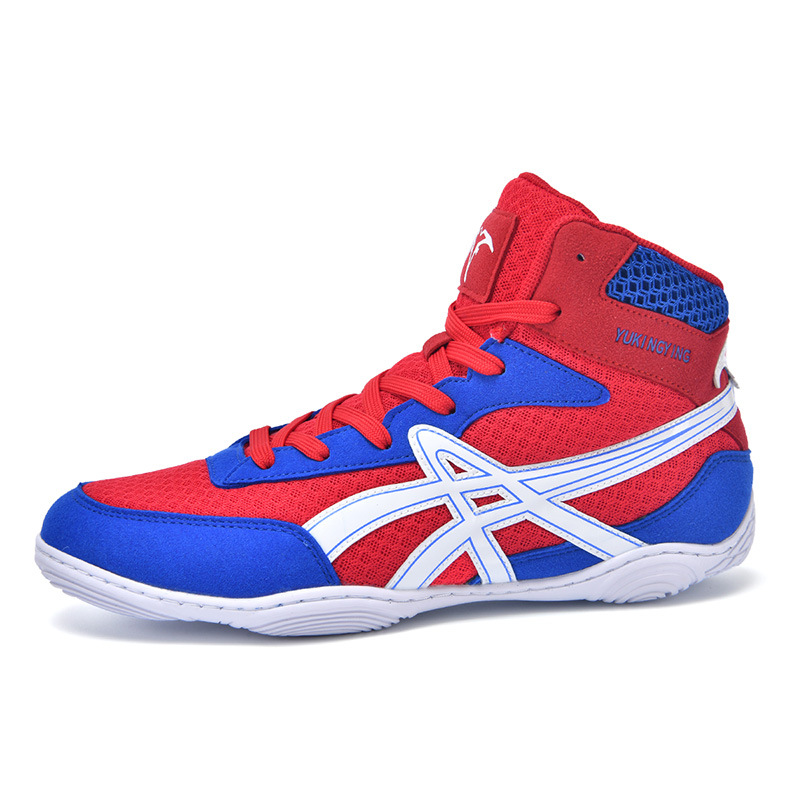 Nuevos zapatos de sanda transpirables, zapatos de boxeo masculinos de moda, zapatos de lucha libre, zapatos de entrenamiento en interiores