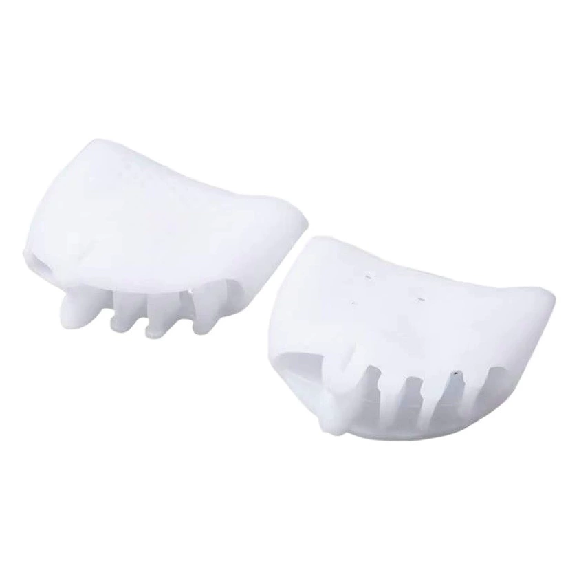 Источник завод пять отверстий сплиттер для пальцев ног сотовый коврик для передней части стопы набор перекрывания пальцев ног сплиттер для большого пальца силиконовый сплиттер для пальцев ног