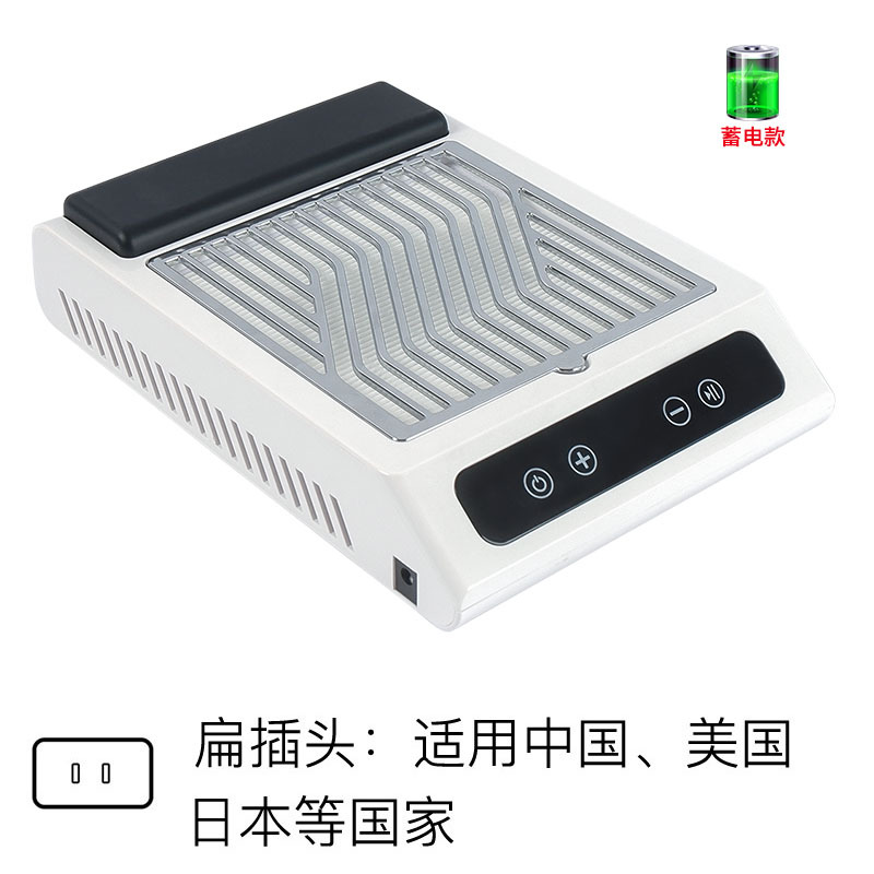 Aspirador de uñas transfronterizo 100W colector de polvo de uñas de alta potencia velocidad ajustable con filtro máquina de polvo de uñas