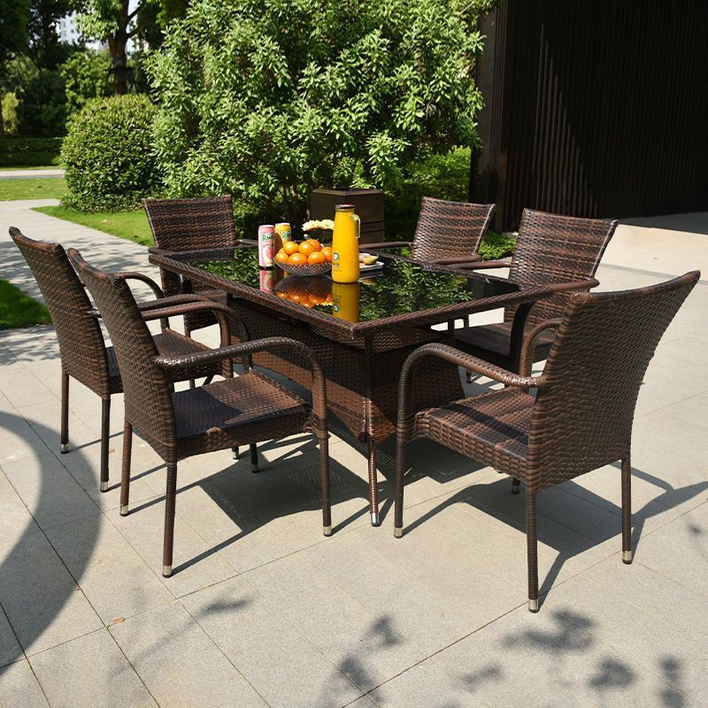 새롭게 업그레이드된 반커버 의자 6+150*90 롱테이블(쿠션포함)