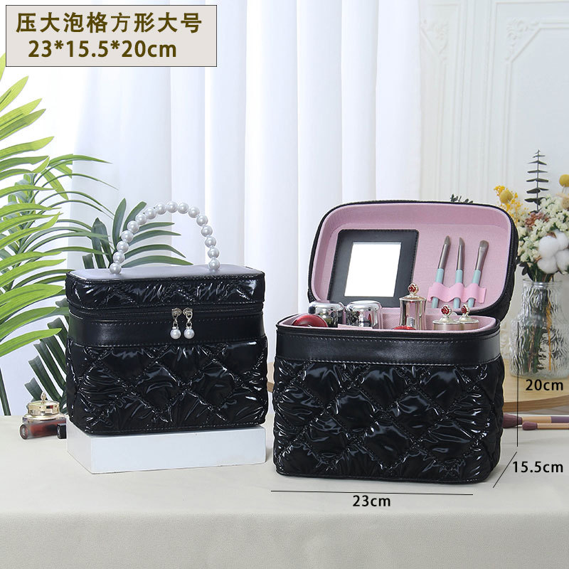 Nuevo estuche de maquillaje de burbujas, estuche de mano de alta calidad, estuche impermeable, bolsa de cosméticos portátil de gran capacidad al por mayor
