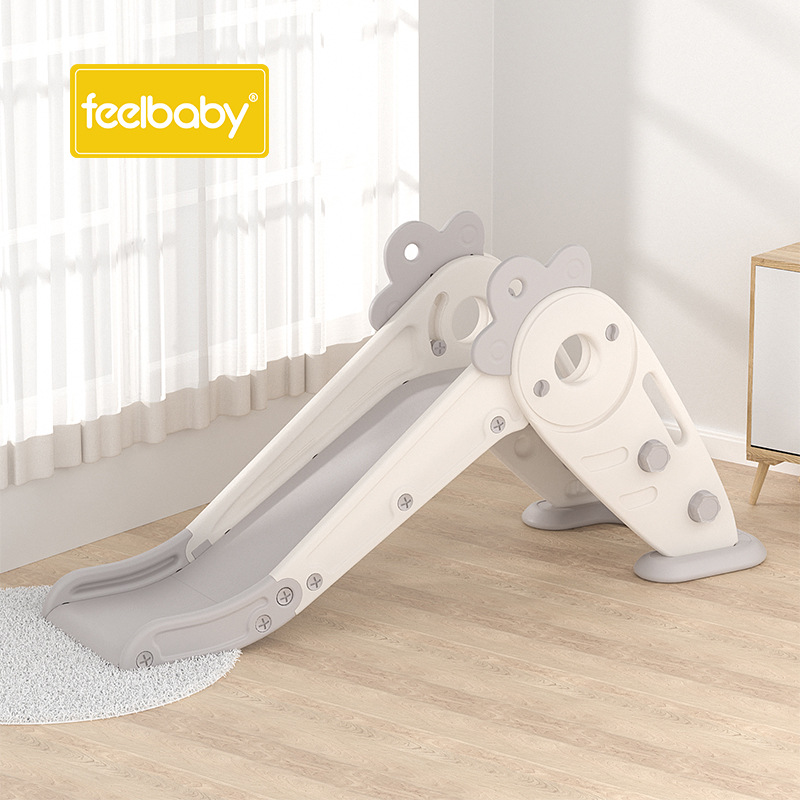 Feelbaby Children's Slide Indoor Home Use Baby Small Multifunction Baby Folding Slide