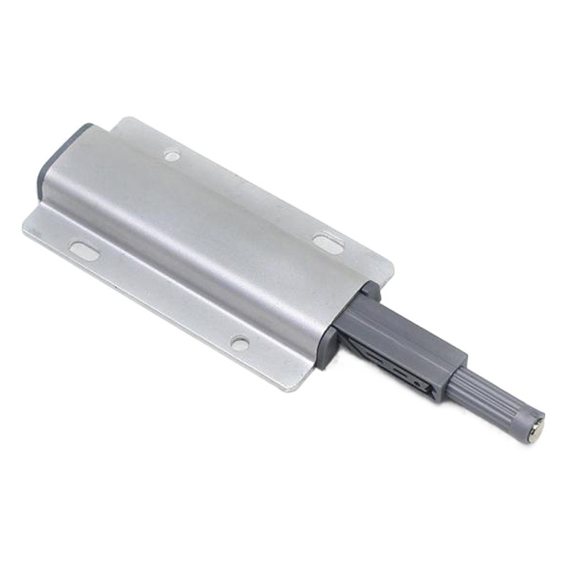 Jinrongda hardware sin manija de la puerta del Gabinete de Prensa bomba armario Puerta de aleación de aluminio metal rebote Dispositivo de plata al por mayor