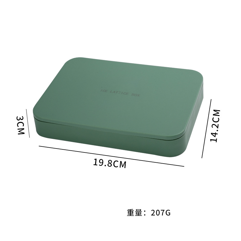 Grille de hielo molde de hielo prensado silicona hockey hielo caja de hielo de plástico refrigerador congelación caja de hielo especial transfronteriza grille de hielo