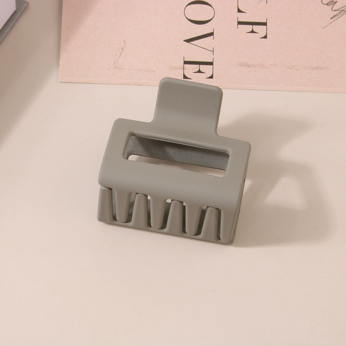 (Cross-border trading), rectangular matte crab pin, big shark, hairgrip, Amazon, simple and elegant design