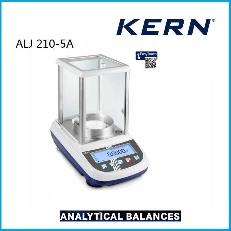 210g 高分辨率天平 具有大称量范围 ALJ 210-5A Kern品牌