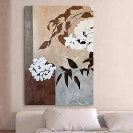 中古风复古装饰画玄关画艺术壁画侘寂风客厅沙发背景墙高级感挂画