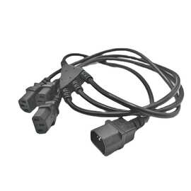 IEC320 C14-3*C13品字电源线 一分三 1拖3机箱转接头服务器延长线