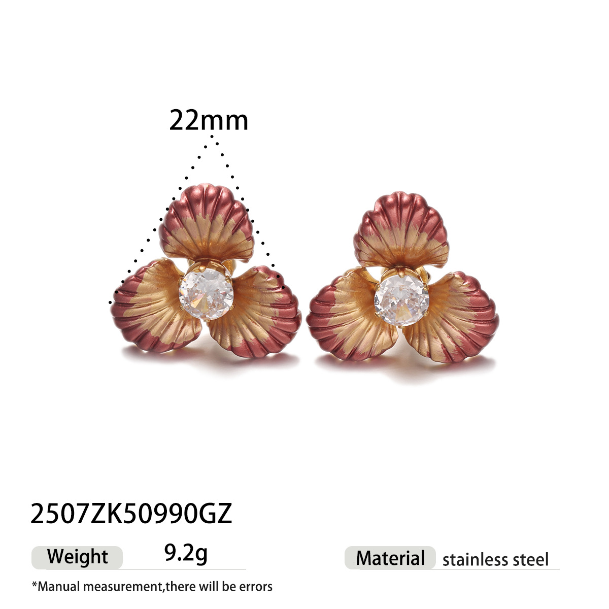 Anillo de acero de titanio europeo y americano de Tena, anillo de perlas de imitación de flores de todo fósforo de alto nivel, joyería transfronteriza para mujer que no se desvanece