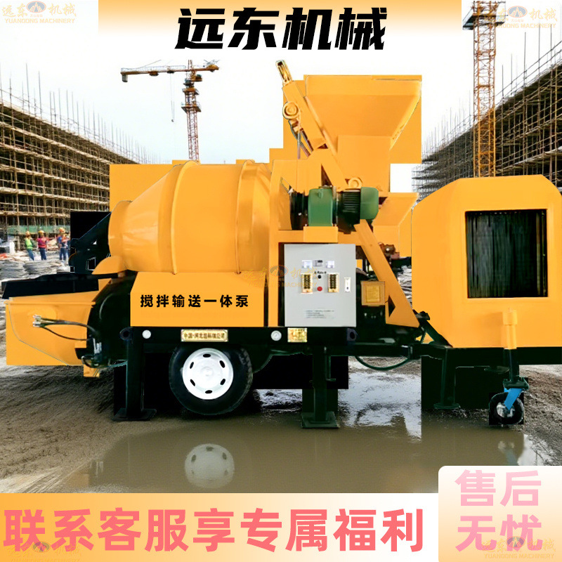 细石混凝土输送泵二次构造柱泵小型大骨料上料机砂浆灌浆泵