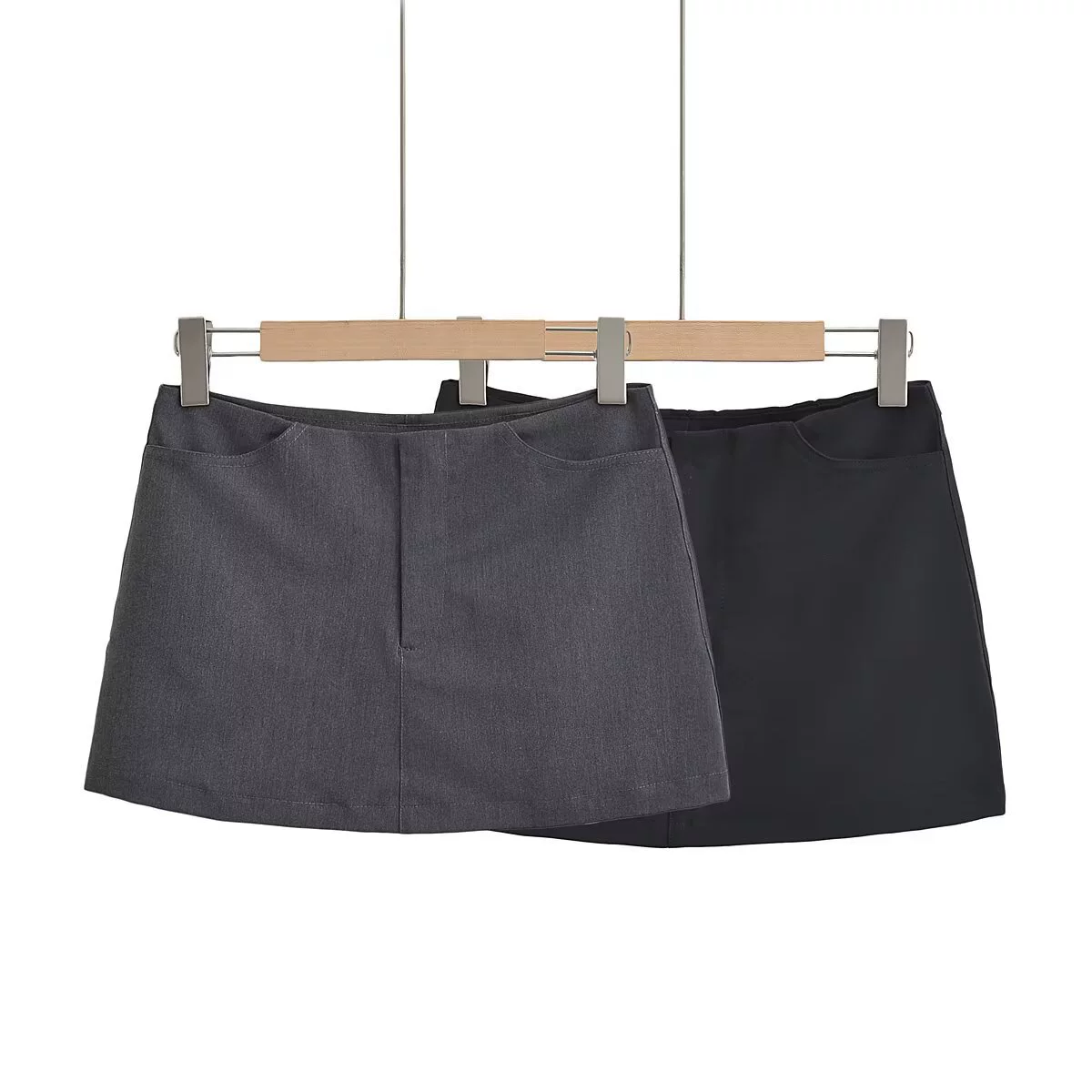 Оптовая продажа женской одежды через границу: модный повседневный костюм, юбка-шорты с карманами, высокая талия, облегающая, сексуальная, подчеркивающая бедра.