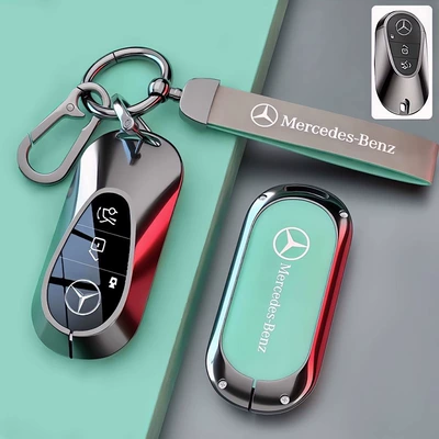 Car key bag | to Mercedes-Benz e300l key - set-mercedes-benz-c-model-zinc-alloy-cyan-belt-buckle