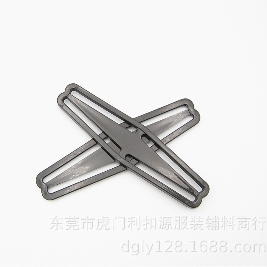 40mm hebilla transparente hebilla hexagonal negra hebilla transparente de ajuste de cuatro lados diámetro interno de 40mm