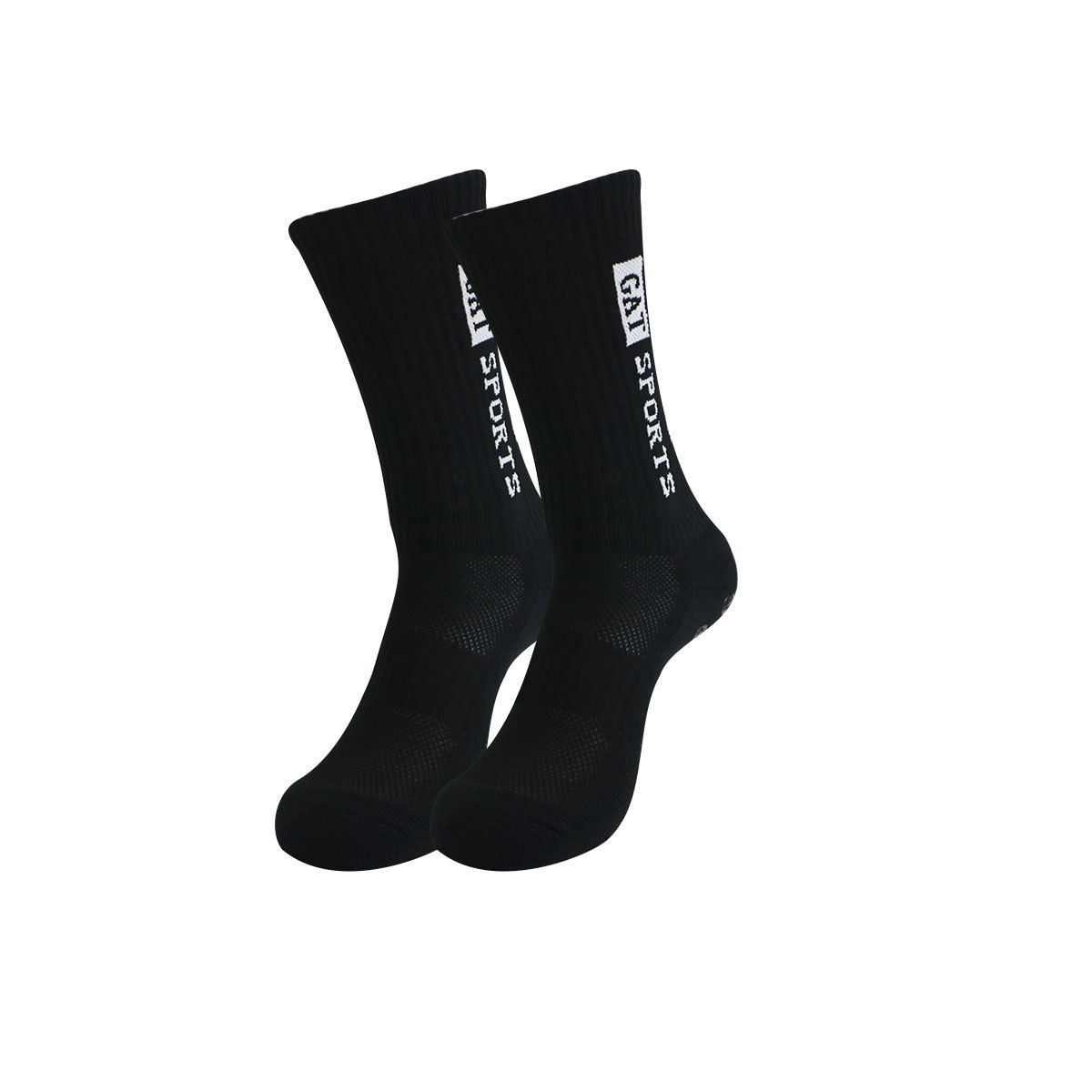Non-Slip Football Socks With Anti-Slip Dots, Mid-Calf Sports Socks For Training & Matches, Breathable & Anti-Odor, Unisex Athletic Socks_vogvips.com