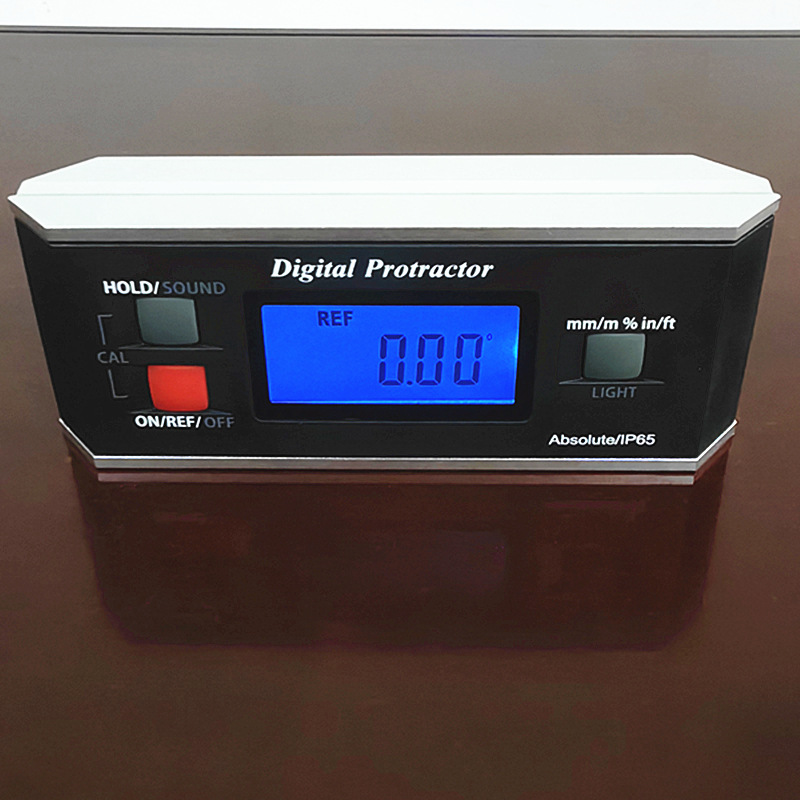 桂林天目IP65防水倾角仪数显角度仪360度角度尺坡度尺铝合金带磁