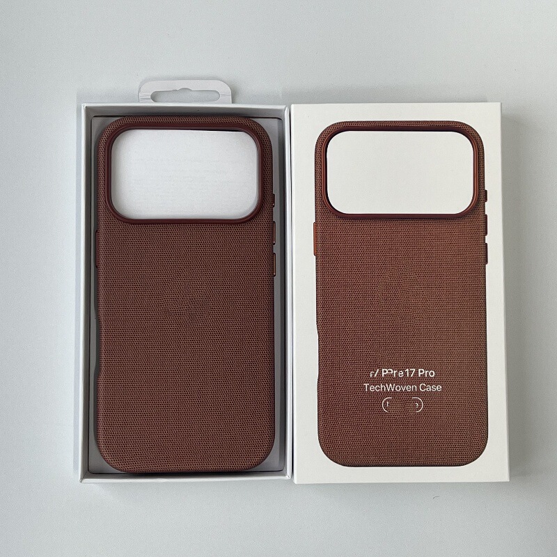 适用iPhone17promax布纹手机壳苹果17Air磁吸壳17Pro按键镂空套|undefined