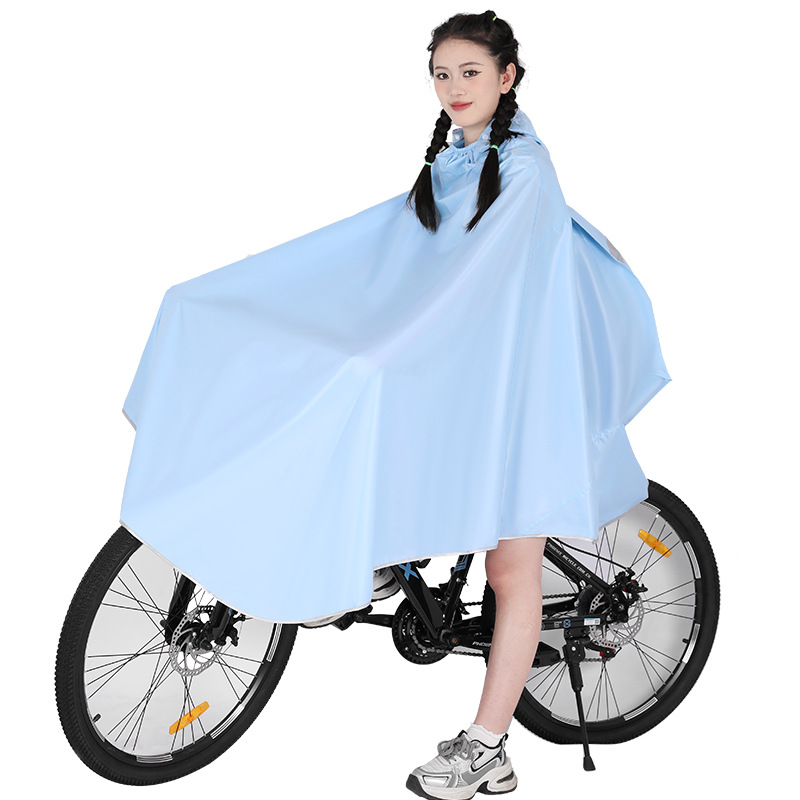 Impermeables, bicicletas, estudiantes de secundaria y preparatoria, modelos de crecimiento para hombres y mujeres, ciclismo individual de cuerpo completo, bicicleta de montaña, poncho