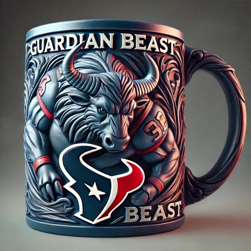 跨境新品NFL Guardian Beast 3D Mug NFL守护兽3D马克杯咖啡杯|undefined