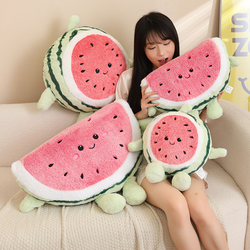 Cute Running Watermelon Doll, Running Watermelon Plush Toy, Pillow, Sofa Chair Cushion Gift