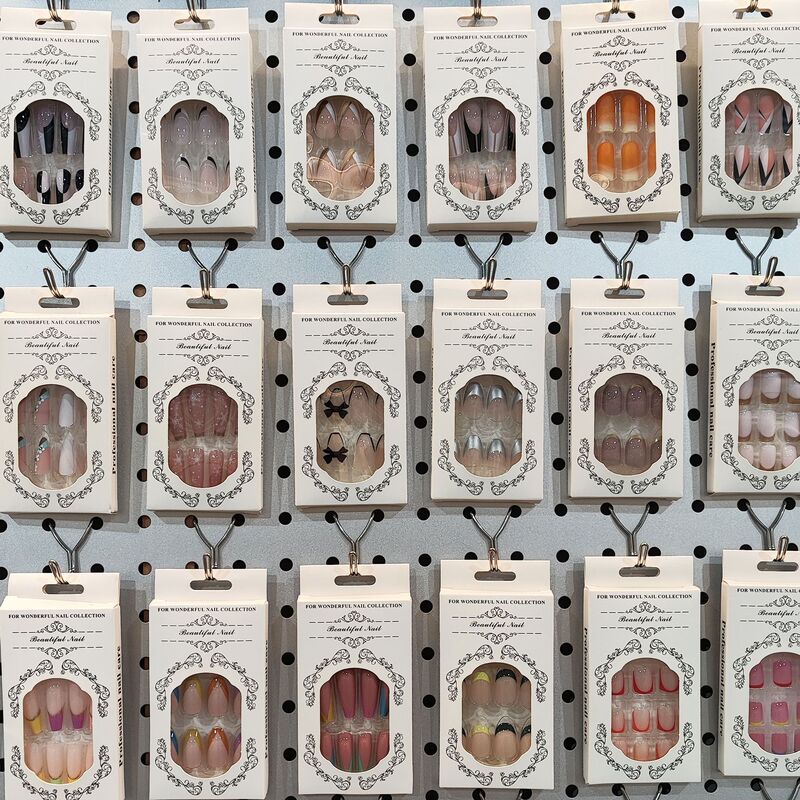 [Le Fan Wears a Blind Box] high quality Nail Art Leaks Cross-border Foreign Trade European and American False Nail Boxes