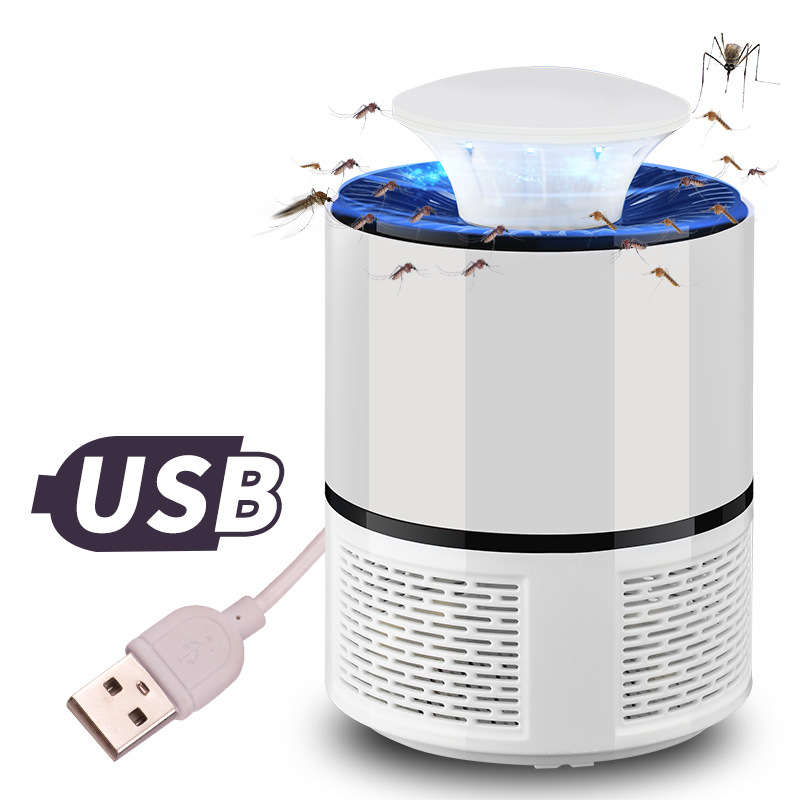 Lámpara antimosquitos USB transfronteriza, lámpara repelente de mosquitos silenciosa para el hogar, lámpara antimosquitos de descarga eléctrica para dormitorio interior, venta directa de fábrica