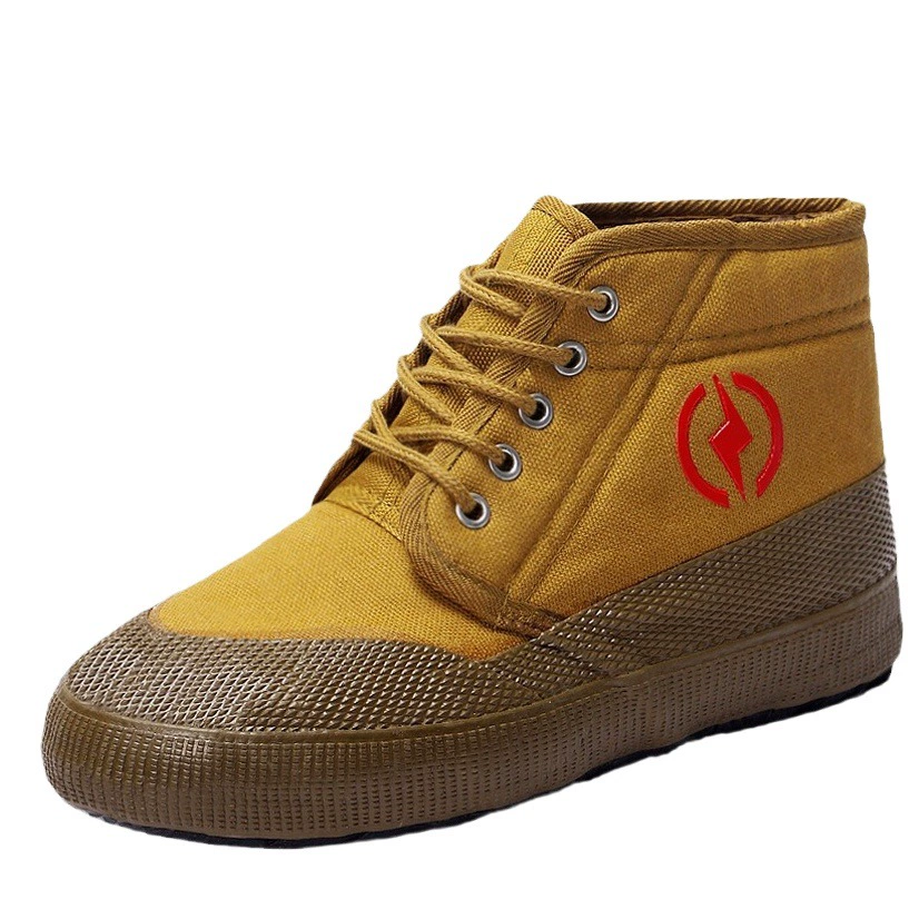 Оригинальные товары Обувь с электроизоляцией 5KV Зимняя хлопковая обувь Рабочая обувь Обувь для охраны труда Утолщенная Нескользящая износостойкая Вулканизированная обувь на флисовой подкладке