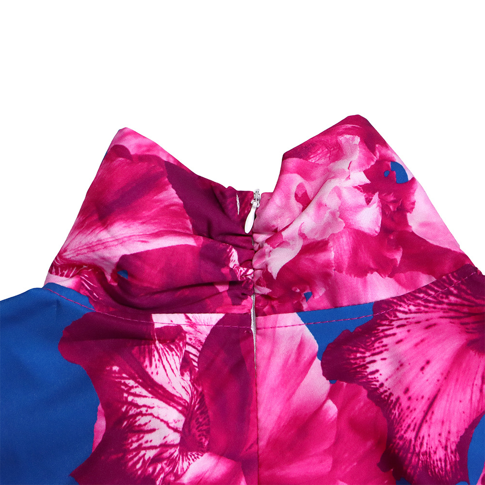camicie a maniche lunghe stampate casual di grandi dimensioni e pantaloni a gamba larga set due pezzi transfrontalieri_voghion.com