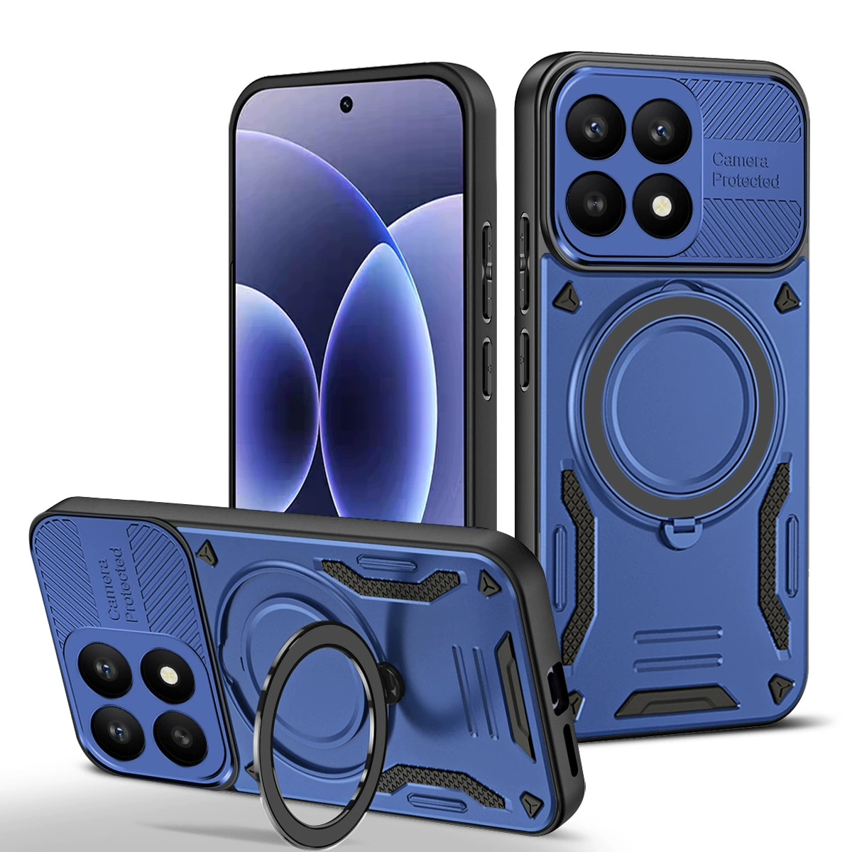 Чехол для телефона, совместимый с Xiaomi, кольцо, трубка, защитный чехол
