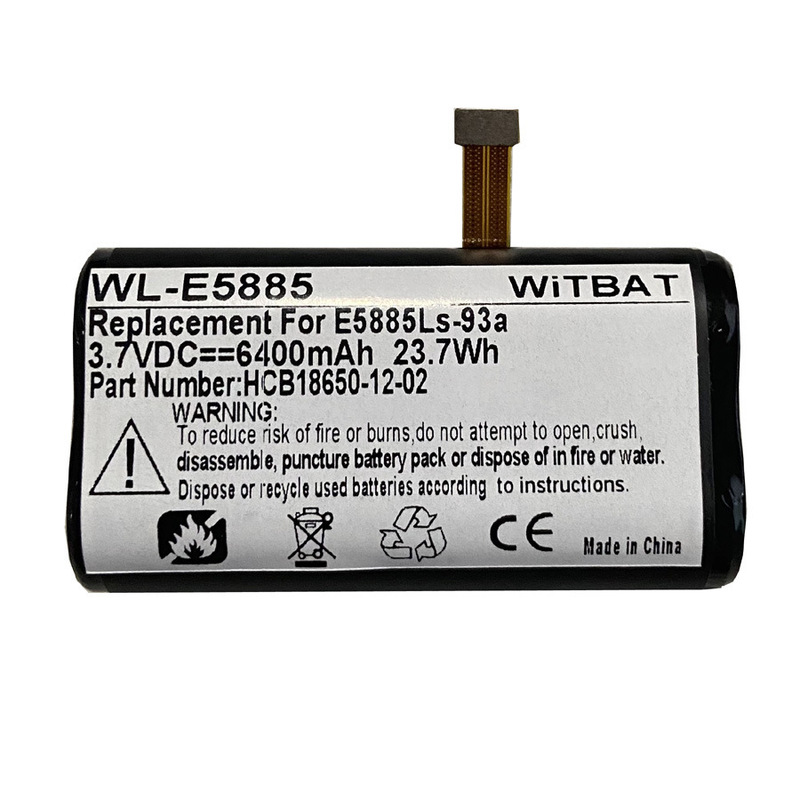 Suitable for Huawei E5885Ls-93A Wireless Router Battery Hcb18650-12-02 Built-In Rechargeable Lithium Battery Suitable for Huawei E5885Ls-93A Wireless Router Battery Hcb18650-12-02 Built-In Rechargeable Lithium Battery
