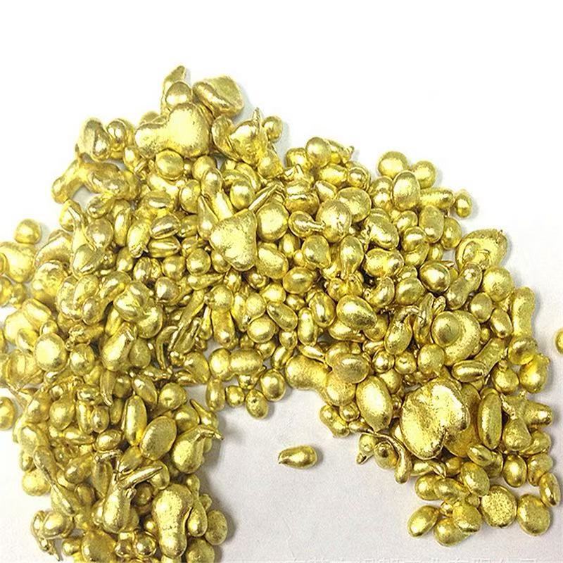Brass Granules for Crafts, Casting Copper Material, Irregular Copper Granules for Jewelry Processing, Brass Raw Materials, Accessories, Copper Granule Alloy