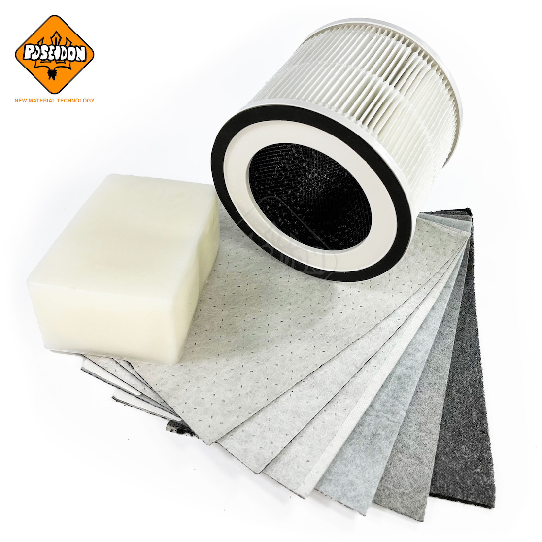 碳布复合聚烯烃热熔胶 过滤材料/单效复合胶 低风阻 低气味