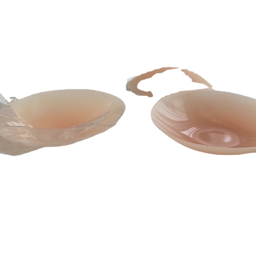 Pegatinas de pecho líquido de tecnología Negra original japonesa en caja anti-caída pegatinas de pecho de color de piel de silicona redonda 2 pares paquete regular + líquido