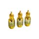 New Middle East Electroplated Essential Oil Ball Glass Bottling Portable Travel Bronzing Perfume Empty Bottle Portable Belt