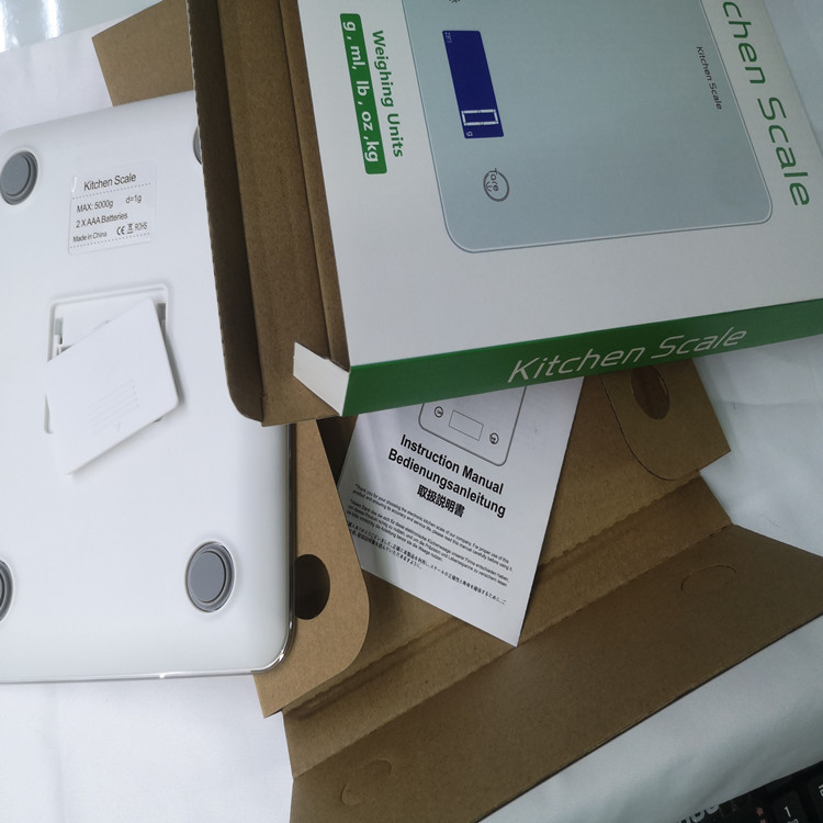 2022 nueva escala de cocina 5kg / 0.1g escala electrónica escala de horneado