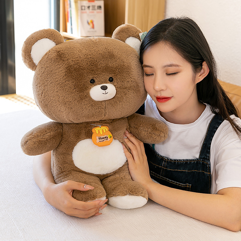 Lindo nuevo pequeño oso Yue muñeca grasa Pier oso peluche juguete abrazo oso muñeca regalo de cumpleaños al por mayor