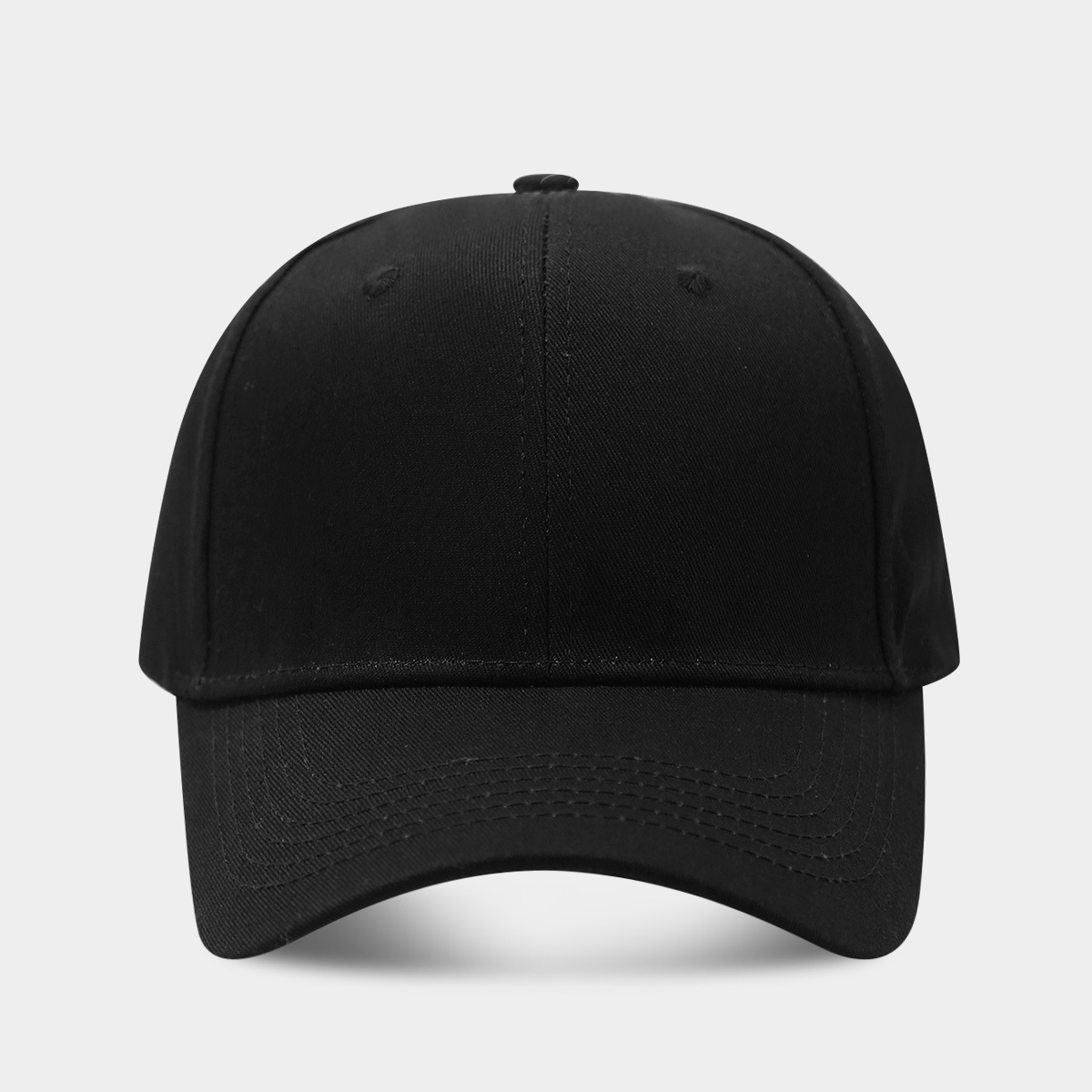Primavera y verano al aire libre sombrero de protección solar sombrero de color sólido simple sombrero de béisbol casual duro mostrando cara pequeño sombrero de lengua de pato para hombres y mujeres