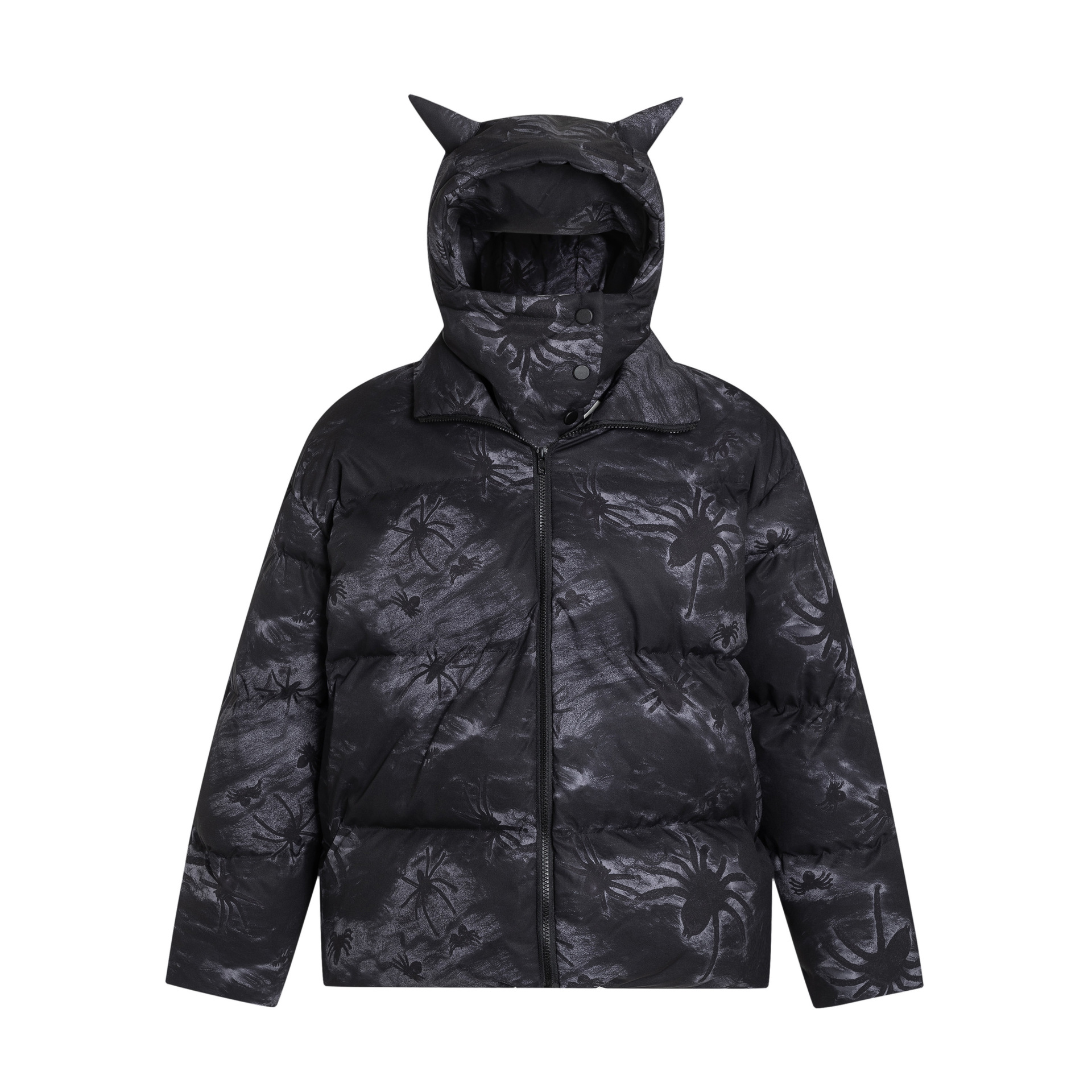 Herrenbekleidung Maskierter Kragen Einfarbige Baumwolljacke mit Kapuze Herren Winter Verdickte Baumwolljacke Paar_voghion.com