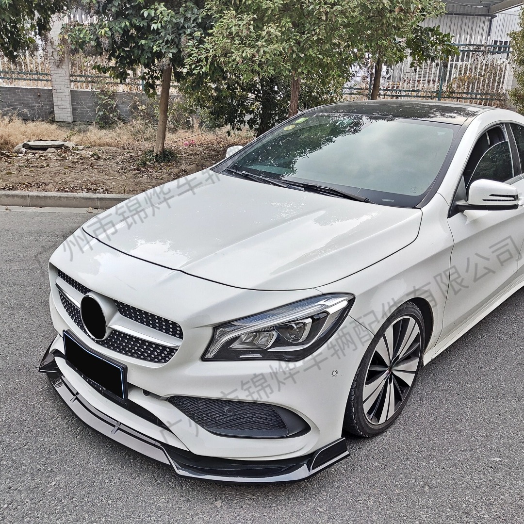 Suitable for 2016-2019 Mercedes-Benz Cla C117 Modified Front Bumper Anti-Collision Three-Stage Front Shovel Small Surround