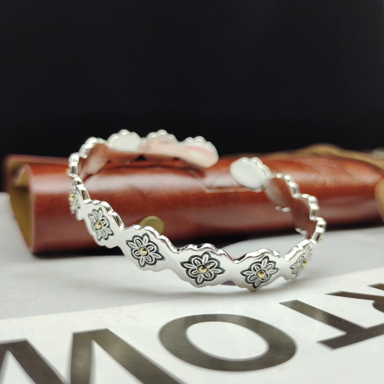 Retro bracelet, creative jewelry, accessory, silver 925 sample, Korean style