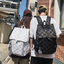 秀龙新款韩版学生双肩包电脑书包男大容量校园高中生双肩包女