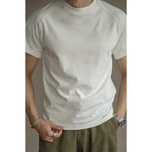 美式复古300g重磅圆领棉T恤短袖宽松打底衫硬汉咔叽男潮牌
