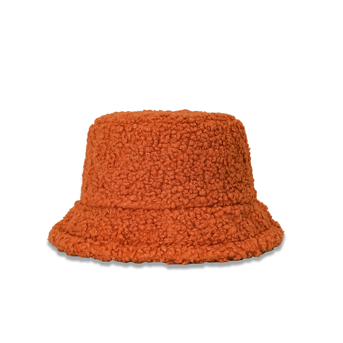 Otoño e invierno nuevo sombrero femenino de peluche de terciopelo pescador sombrero caliente a prueba de sol de ala ancha cara-mirando pequeño sombrero de cuenca moda coreana
