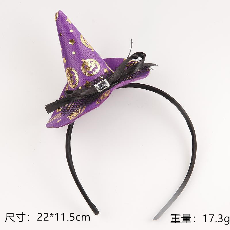 2025 クロスボーダー新ホット販売ハロウィンヘッドバンドヘアアクセサリー鬼祭りパーティーパーティー装飾ホリデー小道具頭飾り|undefined