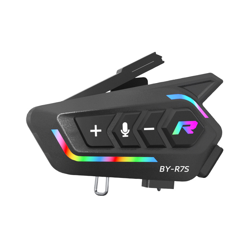 Casco de motocicleta auriculares bluetooth para montar auriculares para llevar a prueba de polvo a prueba de agua reduciendo el ruido auriculares de antena de voz de larga duración