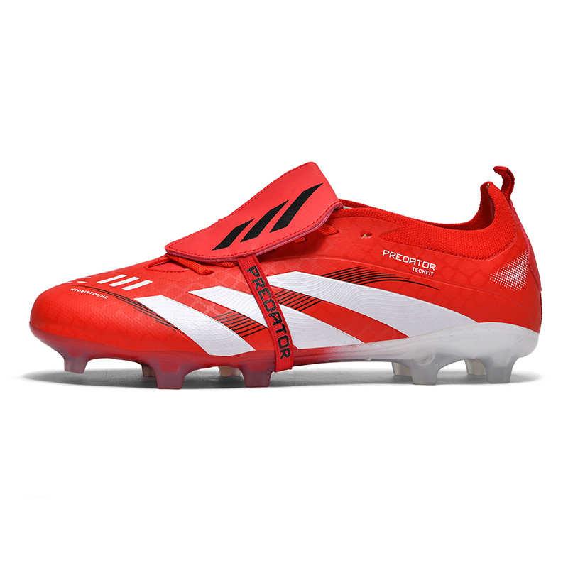 Nuevos zapatos de fútbol transfronterizos Messi Ronaldo clavos cortos zapatos de entrenamiento de la Copa del Mundo juvenil clavos ligeros y cómodos