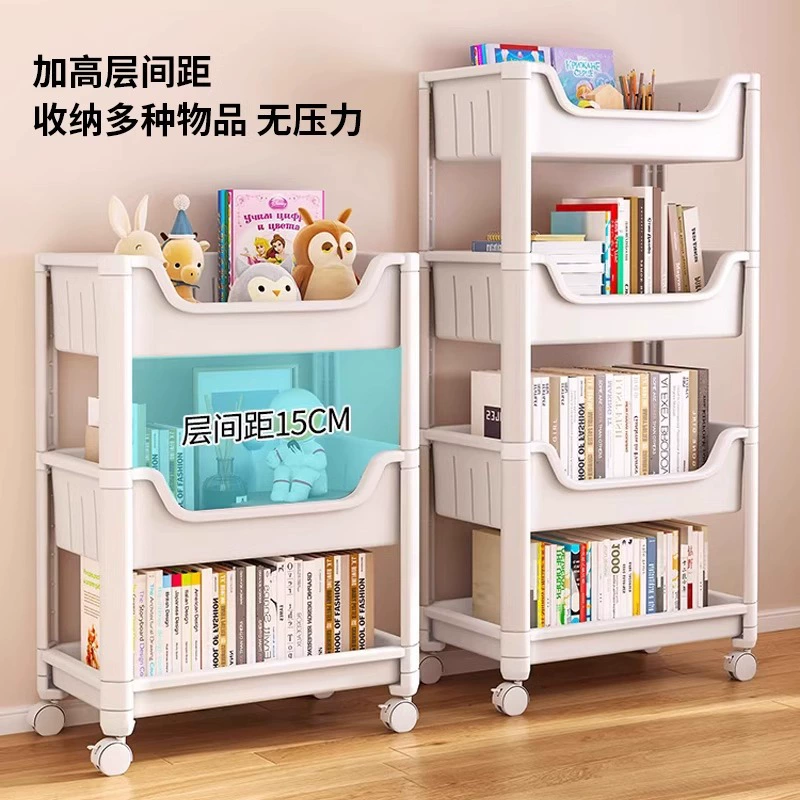 Bookshelf, multilayer storage system, cart, toy car