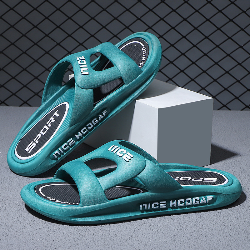 Zapatillas para hombres y mujeres antiolor fondo grueso interior baño doméstico antideslizante pareja de baño para usar zapatillas frías para hombres y mujeres